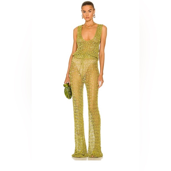 retrofete Nirvana Jumpsuit in Pistachio - Picture 5 of 15
